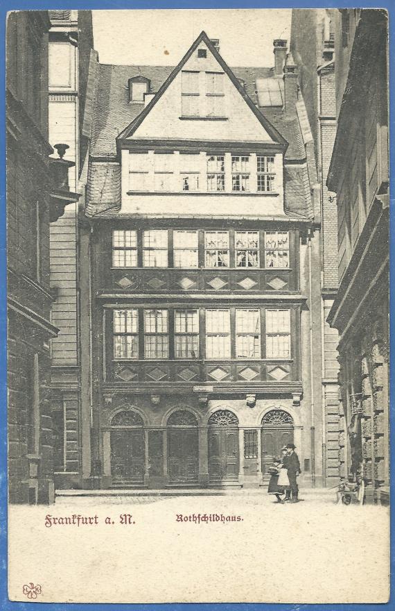 Ansichtskarte Frankfurt a. M. aus der Zeit um 1905 - 1910  - Rothschildhaus 