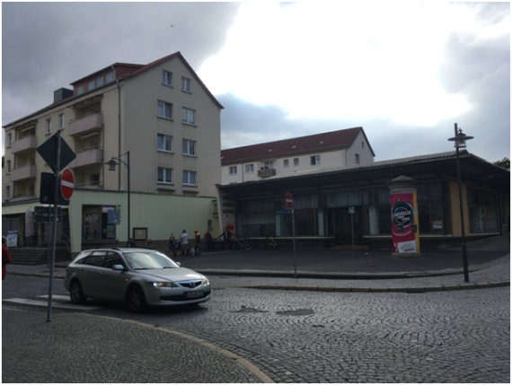 Location of the former residences of the court Jews Cantor and Wallich today