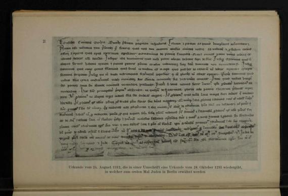 Photo of the document from 24.08.1312, transcription of the old document from 28.10.1295