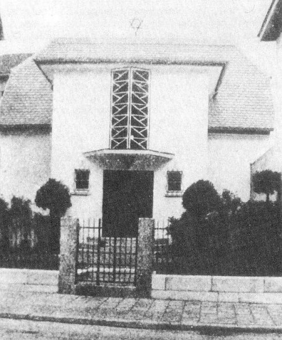 Exterior view of the new synod built in 1930