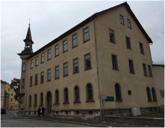 Building of the former bank Gumprich