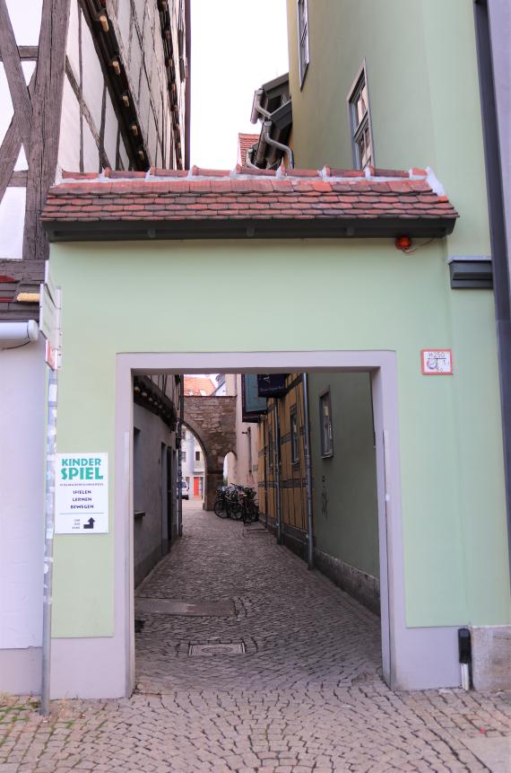 Eingang zur mittelalterlichen Mettengasse 