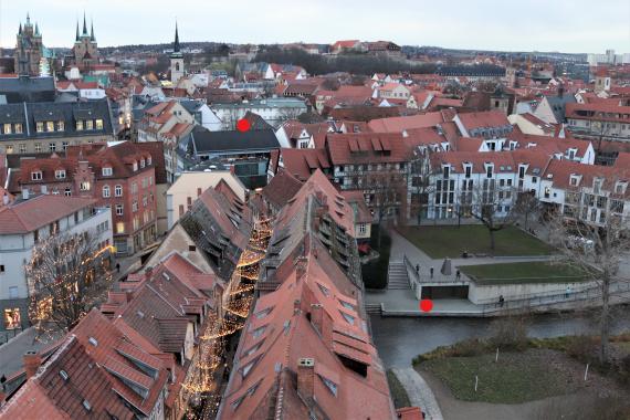 Blick vom Turm der Ägidienkirche 