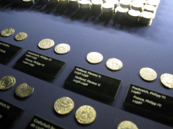 Silver coins from the Erfurt treasure