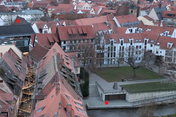 Blick vom Turm der Ägidienkirche 