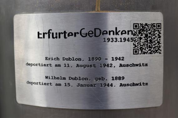 Geschäftsinhaber Erich und Wilhelm Dublon