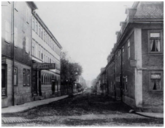 View into the Weimarer Street