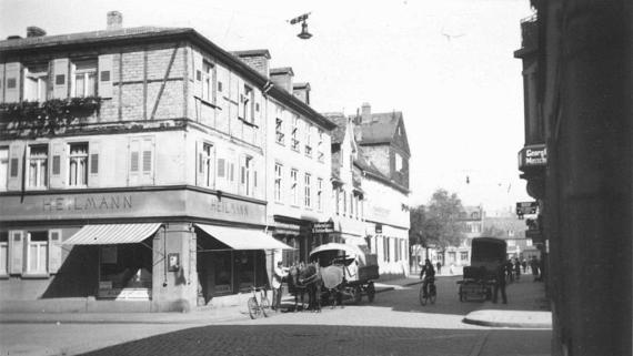 Photography with view of Fahrgasse/corner Langgasse