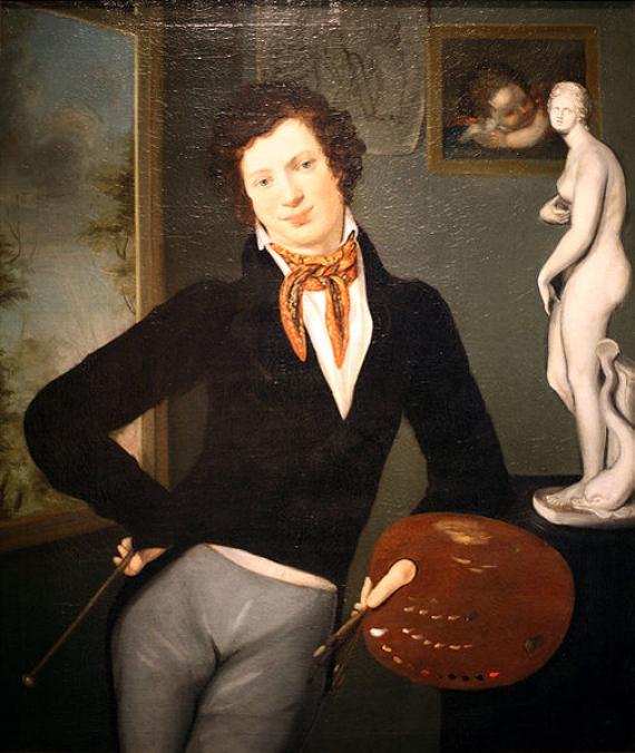 Moritz Daniel Oppenheim, Selbstportrait