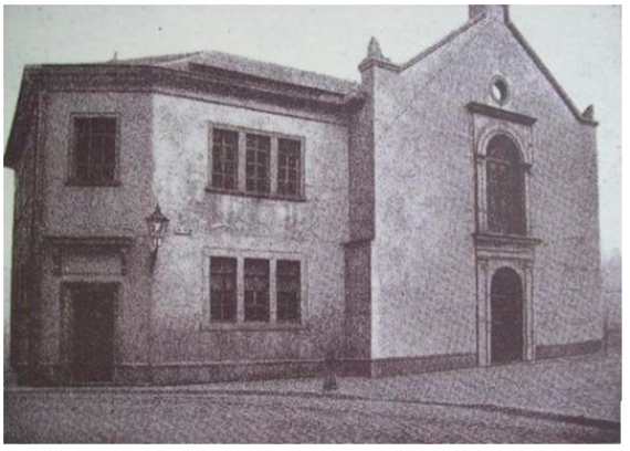Synagoge, noch ohne Anbau