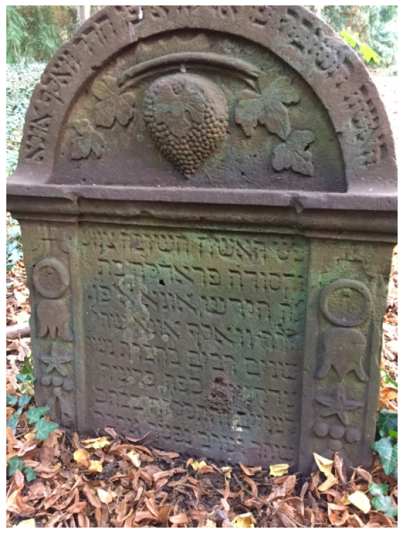 weathered gravestone