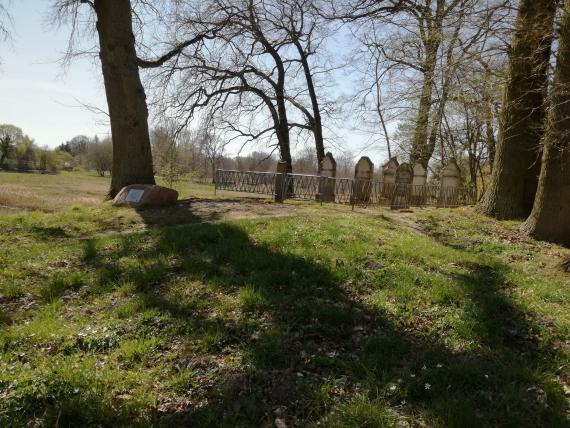 Weg zum Friedhof - Blick aus Richtung Nord-Ost