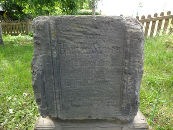 Old tombstone