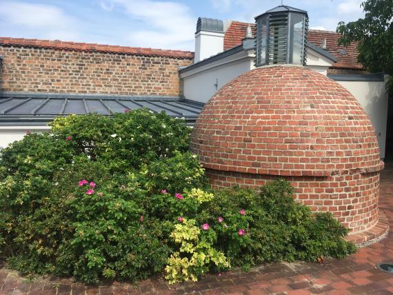 The dome of the Jewish ritual bath in Gartenstraße in Schwedt/Oder.