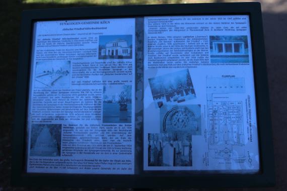 Information board with text and pictures.