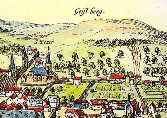 Altes Bild der Stadt Heidelberg