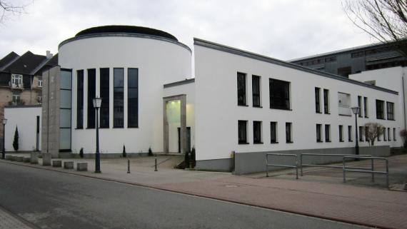 Haus mit moderner Architektur 