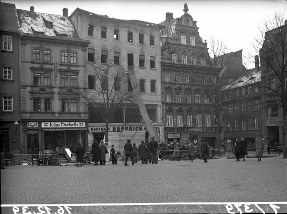 The department store Hepprich on the market, until 1937 department store Behrendt, after a fire in 1939.