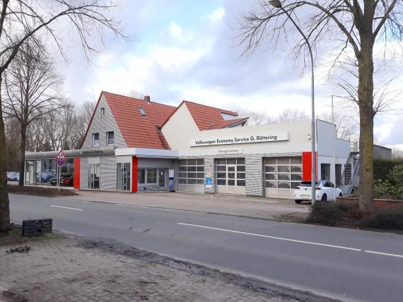 Am Ort des alten jüdischen Friedhofs steht heute das Autohaus Röttering.