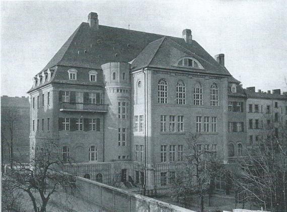 Black and white photograph of the Jewish Orphanage