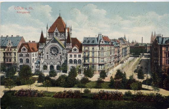 Synagoge in der Roonstraße, um 1905