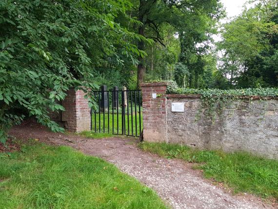 Eingang jüdischer Friedhof Werther