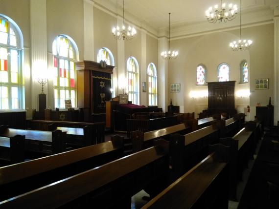 Innenraum der Synagoge