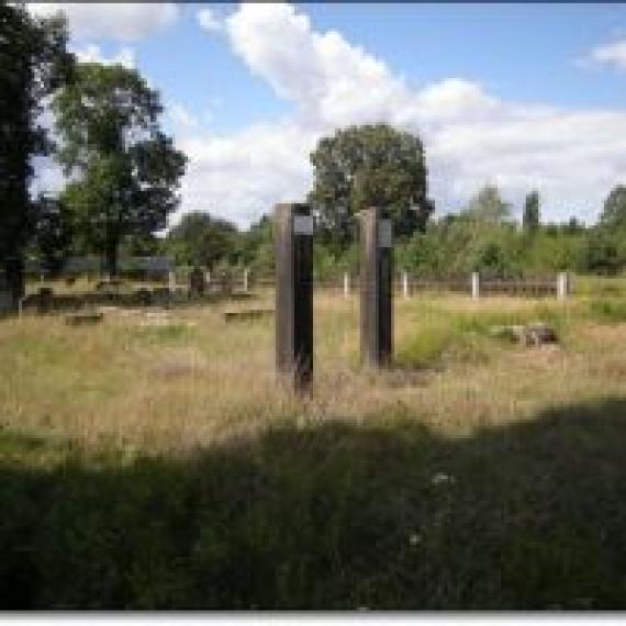 Blick auf den Friedhof