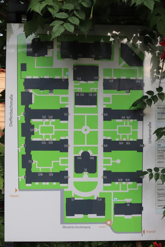 Lageplan am Haus Grimmstraße 15a