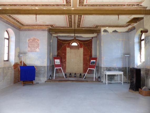 Innenraum der Synagoge