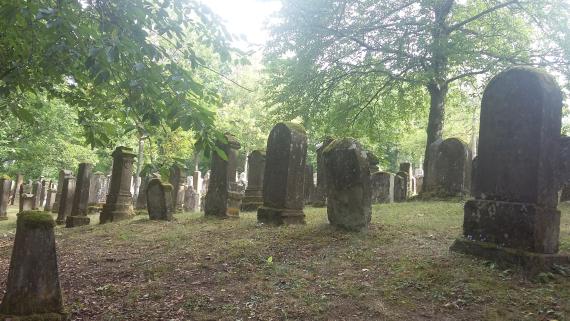 Jewish cemetery in Kleinbardorf, municipality of Sulzfeld, in Lower Franconia