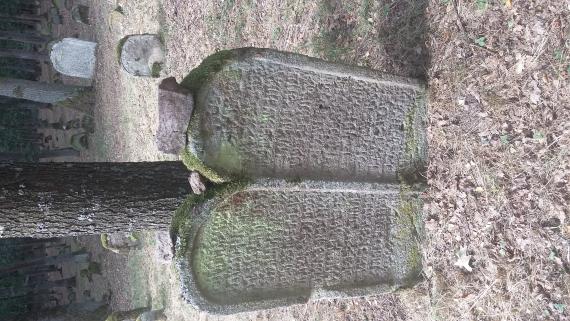 Grabstein, Jüdischer Friedhof Kleinbardorf