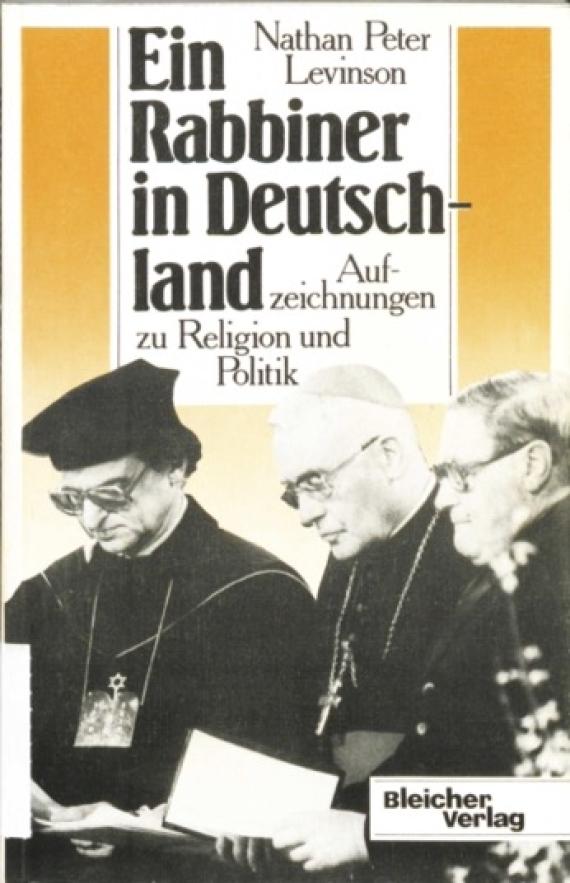 Titelseite des Buches "Ein Rabbiner in Deutschland"