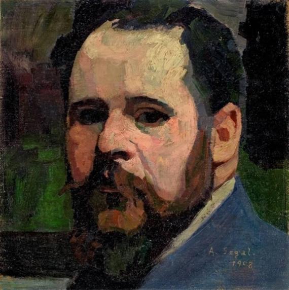 Painting portrait of a man