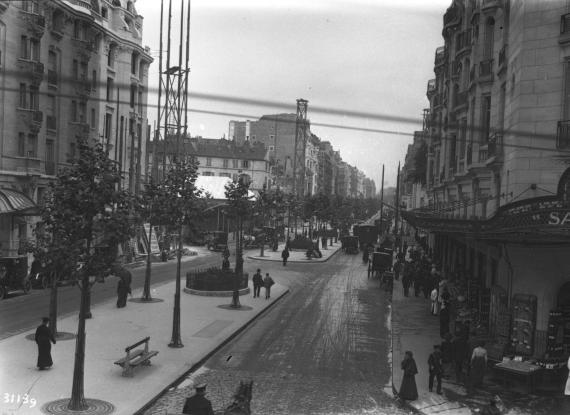 Schwarz-Weiß Aufnahme Paris 