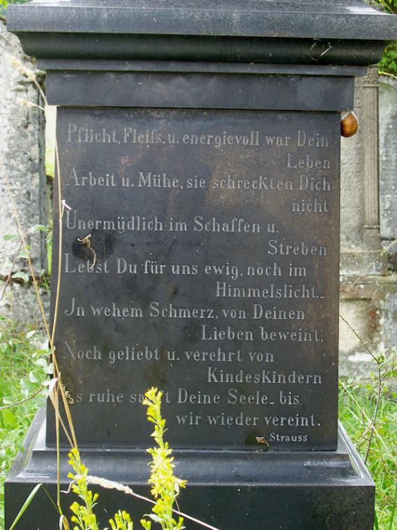 Aufsess cemetery - Daxelmüller