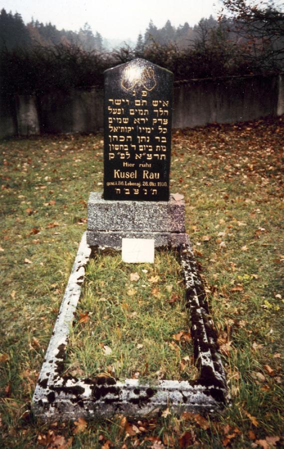 Ermershausen. Jewish cemetery - Dautel