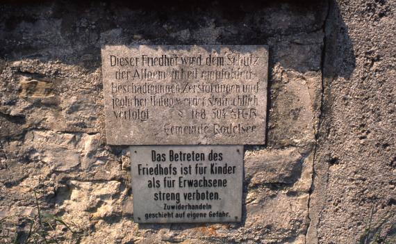 Rödelsee Jewish Cemetery- HdBG/Kappner