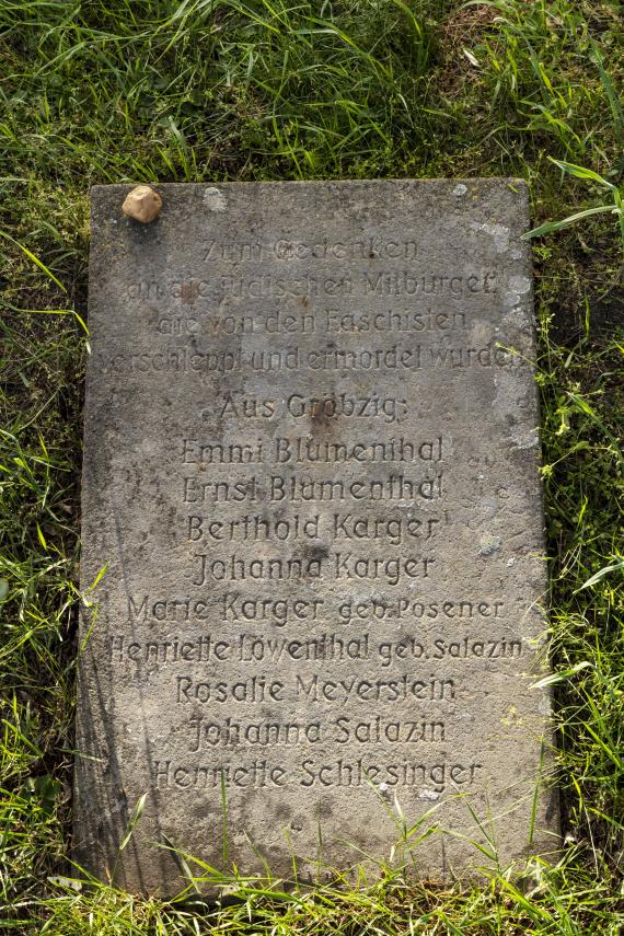 Gedenkstein für die deportierten Juden Gröbzigs