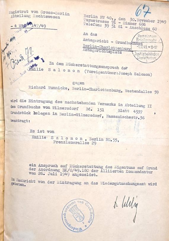 Rückerstattungsanspruch