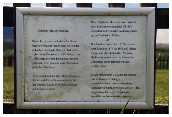 Jüdischer Friedhof Duingen