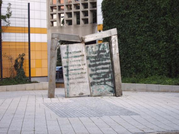 Memorial on a square