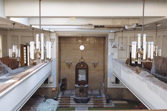 Synagogue room from the inside