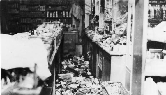 Destroyed department store