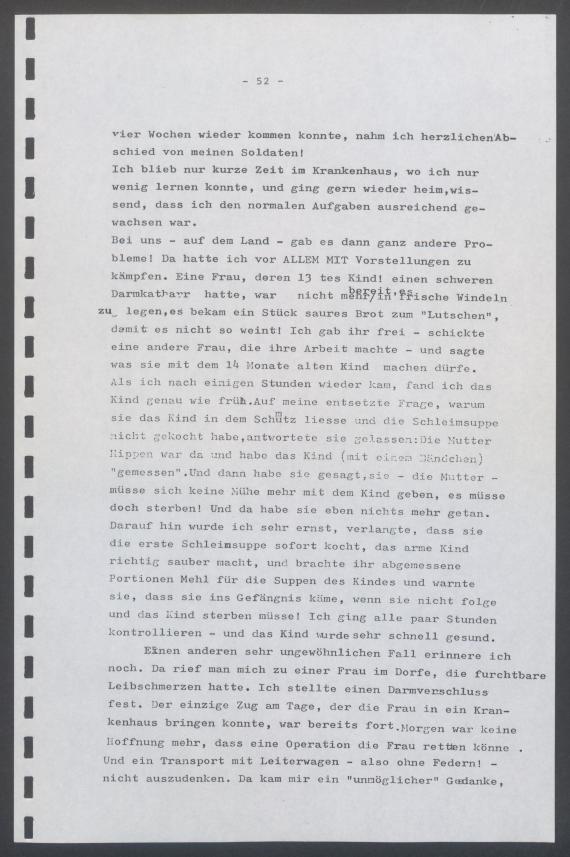 Digitized version of a page from Maria's autobiography