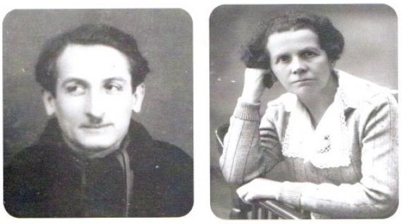 Two individual portraits side by side, showing a young man and a young woman