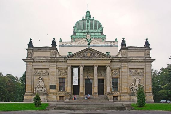Photograph of a detached, magnificent historic building
