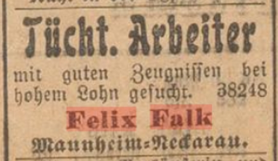 Excerpt from a newspaper advertisement with headline and concise text