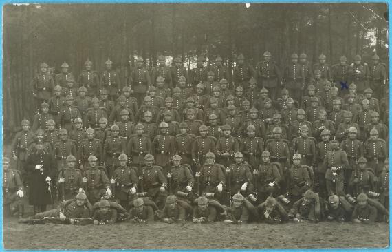 Foto-Karte - versandt am 20. März 1914 an Herrn " Leopold Oppenheimer, Lederhandlung " in Feuchtwangen - Bildseite