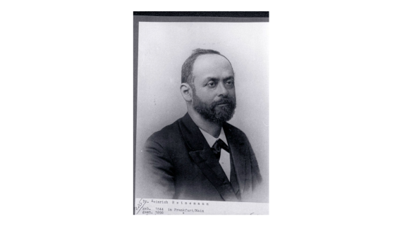 The photo shows the director of the institute, Heinrich Heinemann